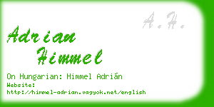 adrian himmel business card